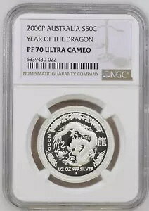 2000 50 Zg I[XgA i - hSN 1/2 IX - v[t NGC PF70 UC