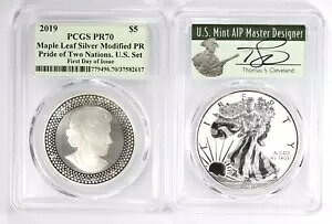 2019 W Vo[ C[O PCGS PR70 2 ̍Ƃ̃vCh Zbg 2 ̏