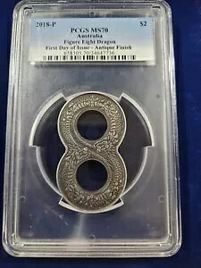 ?? 2018 FDOI tBMA GCg hS $2 I[XgA 2 IX Vo[ RC p[X PCGS MS70