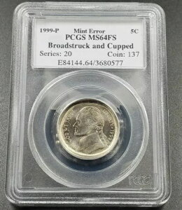 Jbvh u[hXgCN u[hgbN 1999 P WFt@[\ 5c jbP RC PCGS MS64 FS