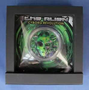 2021 �p���I 3 �I���X �V���o�[ �u���b�N �v���[�t $20 �R�C���uCyborg Revolution�v�P�[�X���� COA�t��