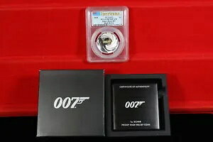 2020 JamesBond �J���[ �c�o�� $1�AOGP PCGS PR70DCAM 1stStrike HighRelief 3GII �t��