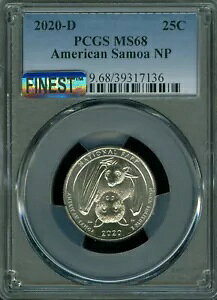 2020 D AJ TA PCGS MS68 PQ MAC FINEST & SPOTLESS *