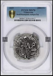 PCGS MS70 J[ 2025 XJ STEAMPUNK }Li X`[ hu Vo[ RC 2IX