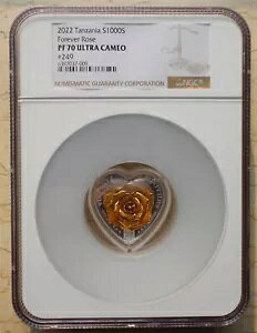 NGC PF70 UC 2022 �^���U�j�A 1�I���X �n�[�g�^ �V���o�[ �p���_ �R�C�� - Mother's Love