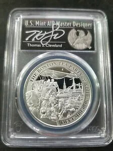�{�X�g�� �e�B�[ �p�[�e�B�[ 2023 �Z���g �w���i 1 �I���X �V���o�[ �R�C�� PCGS PR70 THOMAS CLEVELAND ���A