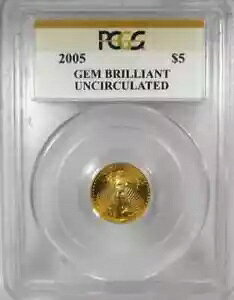 2005 WF uAg  PCGS $5 AJ C[O 