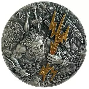 2021 �j�E�G ZEUS GREEK GODS 2 �I���X �V���o�[ �n�C�����[�t �A���e�B�[�N �R�C��
