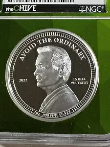 2022 �p���I $5 �r�� �}�[���[ �V���o�[ �R�C�� �O���[�h PR 70 DCAM by NGC Low Mintage