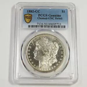 1882 CC カーソン シティ PCGS UNC ディテール - モルガン ドル シルバー 1 米国コイン #51435B