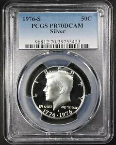 1976-S �v���[�t �P�l�f�B �n�[�t�_���[ PR70DCAM by PCGS Nice Coin PQ+