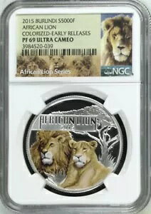 2015 �A�t���J�� ���C�I�� �J���[���C�Y �u���j ���������[�X PF69 �E���g�� �J���I 500 �~���g!