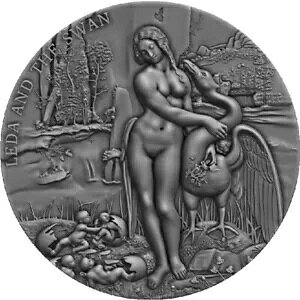 LEDA AND THE SWAN 2023 2�I���X �s���A HR �V���o�[ �A���e�B�[�N�d�グ �R�C�� �J�����[��