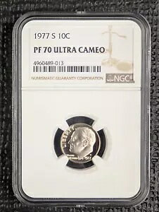 1977 S 10C ���[�Y�x���g �_�C�� PF70 �E���g�� �J���I PR 70 Dcam NGC �g�b�v �|�b�v �p�[�t�F�N�g �R�C��!!