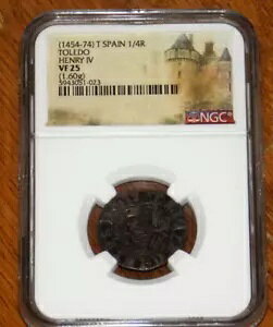 NGC �X�y�C�� 1454-1474 T �g���h �w�����[ IV 1/4R �{�� VF25 �����O���[�h �R�C��