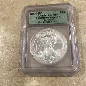 2000-(W) ICG MS69 u~jAݕZbgv AJ Vo[ C[O 75K ~g