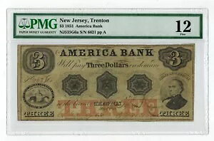 1853 N gg j[W[W[B AJs $3 p~ꂽʉ PMG Fine12