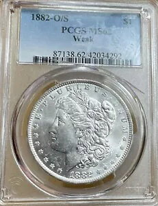 1882-O/S Kh MS62 PCGS () P[Xɂ킸ȋT