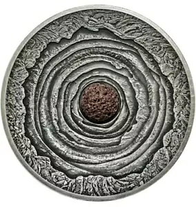 2014 $2 ニウエ VOLCANO ERTA ALE エチオピア アンティーク仕上げ 2 オンス シルバー コイン。