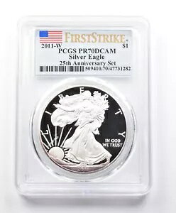 PR70DCAM 2011-W �A�����J�� �V���o�[ �C�[�O�� �A���j�u �Z�b�g FS PCGS �p�[�v�� �y���t �g�[�� *1681
