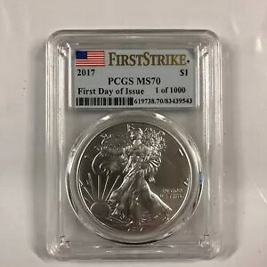 ??PCGS MS70 2017 t@[Xg XgCN s Vo[ C[O ??A??