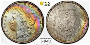 1887 $1 [K Vo[ _[ PCGS { UNC ڍ |^킵F - (6A)