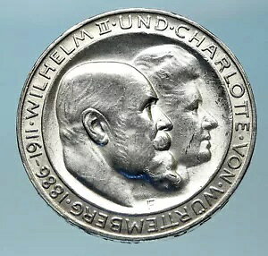 1911�N �������e���x���N���� �h�C�c ���B���w����2�� �E�F�f�B���O �V���o�[ 3�}�[�N �R�C�� i83785