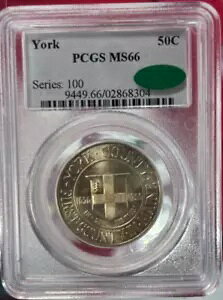 ���[�N PCGS MS66 50c CAC �X�e�b�J�[�t��