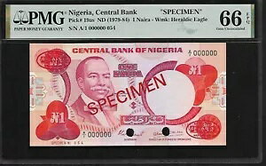 iCWFA  1 iC 1979-84 PMG 66 EPQ UNC P# 19as PMG l 1/0