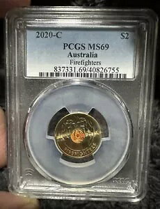 $2 �R�C�� ���h�m 2020-C �~���g PCGS MS69 �I�[�X�g�����A (TOP POP)