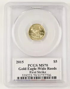 2015 $5 1/10 gC IY S[h AJ C[O RC Ch [h PCGS MS70 t@[Xg XgCN