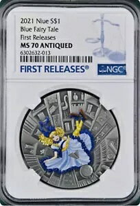 2021 svc̍̃AX BLUE FAIRY TALE jEG 1IX Vo[ RC NGC MS70 FR 1000I