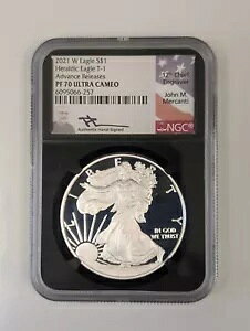 2021 W Advance �����[�X PF 70 �E���g�� �J���I �v���[�t �V���o�[ �C�[�O�� T1 NGC Mercanti SIG