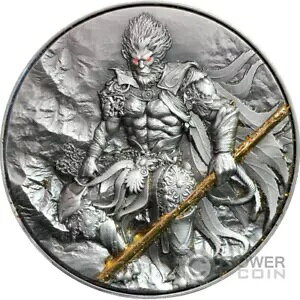 WUKONG MONKEY KING 2 �I���X �V���o�[ �R�C�� 2000 �t���� �J�����[�� 2025