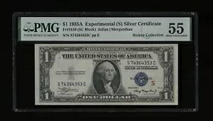 DBR 1935-A $1 Vo[ GNXy^ (S) Fr. 1610 PMG 55 VA S74364353C