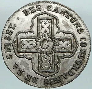 1828 �X�C�X �X�C�X ���H�[�B �A���e�B�[�N 1 �o�b�c�F�� �V���o�[ �R�C�� SHIELD i87522