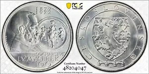 �`�F�R�X���o�L�A 1972 ���_�� �~�X���x�N PCGS MS67 �|�b�v 3 1 �t�@�C�i�[
