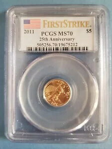 2011 t@[Xg XgCN $5 S[h - PCGS F MS 70 - t@[Xg XgCN - 25 NLO