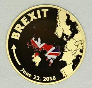 2016 Brexit .999 �t�@�C�� $20 1/10 �I���X �N�b�N���B�v���[�t�S�[���h�B�ؖ����Ƒg�D�J�v�Z���t��