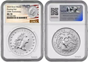 2024 Vo[ t[CO wA Ag 230 NLO_ NGC MS70 #2410