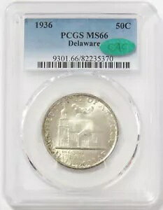 1936 fEFA Vo[ 50c LO PCGS ~gXe[g 66 CAC