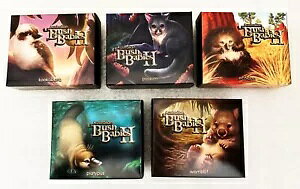 オーストラリア 2012 - 2013 ブッシュ ベイビーズ II ウォンバット カモノハシ エキドナ 5x1/2オンス シルバー コイン