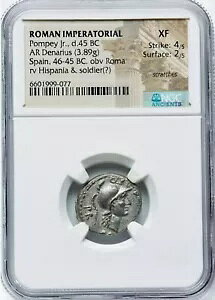 46-45 BC NiGEX |yCEX WjA AR fiEX 3.89g Vo[ XyC NGC XF 4/5 & 2/5