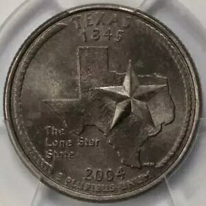 2004 D PCGS MS65 sK؂ɃAj[ꂽvVF eLTX NH[^[ ~g G[ A