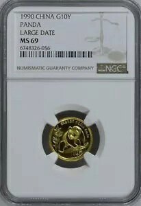NGC MS69 1990 `Ci p_ 1/10 IX  [W fCg
