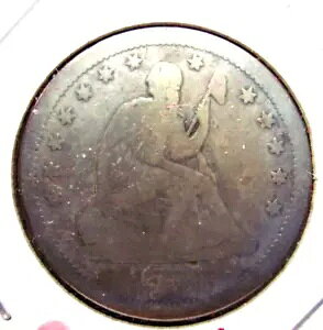 1857-S ���o�e�B �V�[�e�b�h �N�H�[�^�[ 25c �R�C�� �T���t�����V�X�R �~���g �f�G�Ȋ󏭂ȏ����̓��t