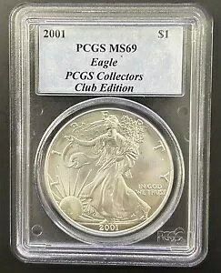 2001 $1 AJ Vo[ C[O PCGS MS69 RN^[Y Nu GfBV A Tv Xu