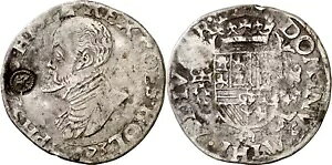 1573 �X�y�C�� �I�����_ 1/2 �_�[���_�[ ���C�I�� �p�[�� �I�[�o�� �J�E���^�[�}�[�N �V���o�[ �R�C��