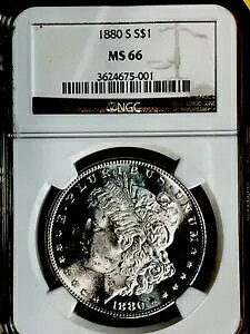 1880 S �����K�� �h�� NGC MS 66 �I�[�T�� �R�C��
