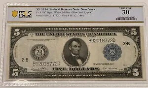 1914 N 5 hAMj[[N PCGS 30 ^ 5 h